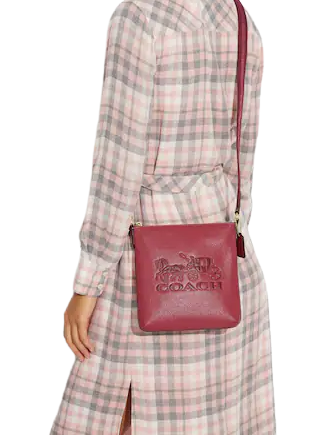 Coach Mini Rowan File Bag With Horse And Carriage
