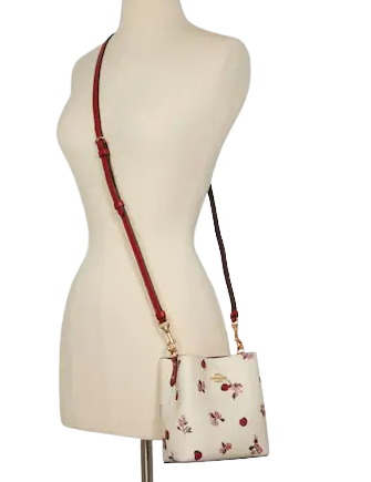Coach Mini Town Bucket Bag With Ladybug Floral Print