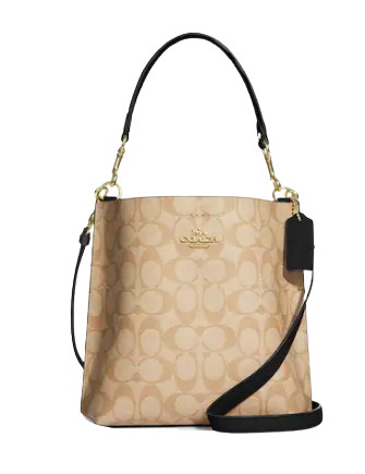 Coach Mollie Bucket Bag 22 In Signature Canvas