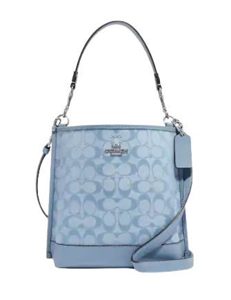 Coach Mollie Bucket Bag 22 In Signature Chambray
