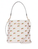 Coach Mollie Bucket Bag With Strawberry Print