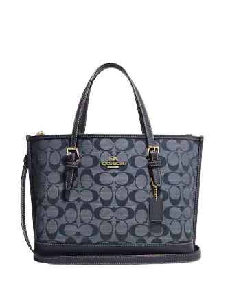 Coach Mollie Tote 25 In Signature Chambray