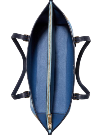 Coach Mollie Tote In Signature Jacquard With Stripes