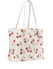 Coach Mollie Tote With Heart Cherry Print