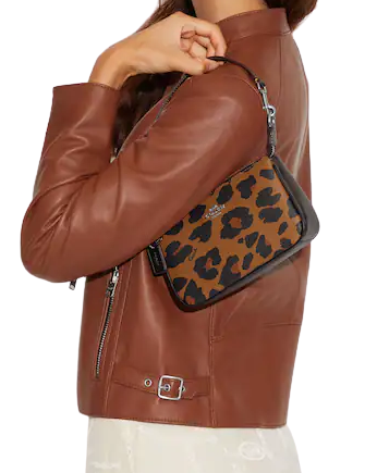 COACH®  Nolita 19 With Leopard Print And Signature Canvas