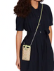 Coach North South Phone Crossbody In Signature Canvas