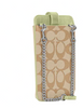 Coach North South Phone Crossbody In Signature Canvas