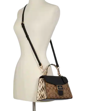 Coach Pepper Satchel In Signature Canvas