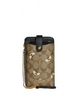 Coach Phone Crossbody In Signature Canvas With Bee Print