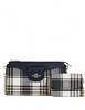 Coach Poppy Crossbody With Garden Plaid Print