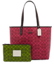Coach Reversible City Tote in Blocked Signature Canvas