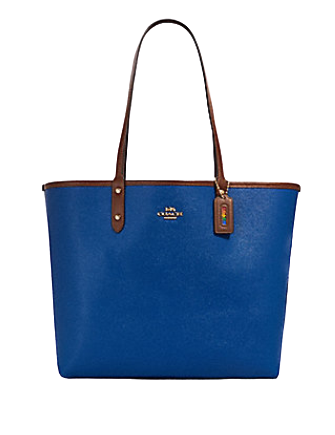 Coach Reversible City Tote in Rainbow Signature Canvas