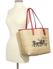 Coach Reversible City Tote in Signature Canvas With Horse and  Carriage  Hearts