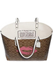 Coach Reversible City Tote in Signature Canvas With Lips Motif