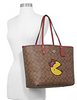 Coach Reversible City Tote in Signature Canvas with Ms Pac Man