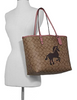 Coach Reversible City Tote in Signature Canvas With Unicorn Motif