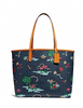 Coach Reversible City Tote with Scenic Hawaiian Print