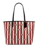 Coach Reversible City Tote With Stripe Star Print