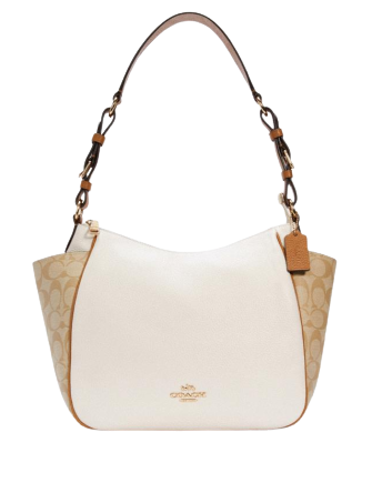 Coach Rori Shoulder Bag In Colorblock Signature Canvas