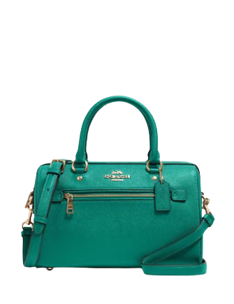いちご柄☆レトロ【COACH】Rowan Satchel Bag 容量たっぷり COACH® Outlet | Rowan Satchel Bag With Strawberry Print