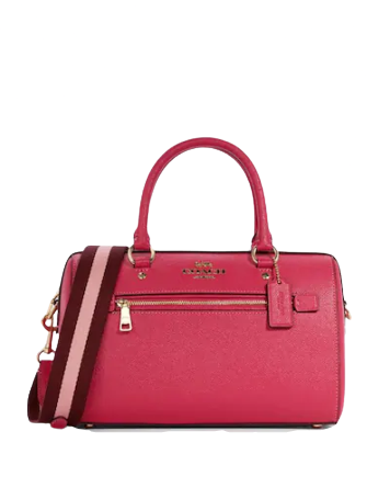 【SALE】COACH＊Rowan Satchel＊2way＊ミニボストンバッグ Amazon.co.jp: [コーチ] バッグ シャンブレー レザー