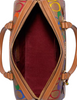 Coach Rowan Satchel in Rainbow Signature Print Canvas