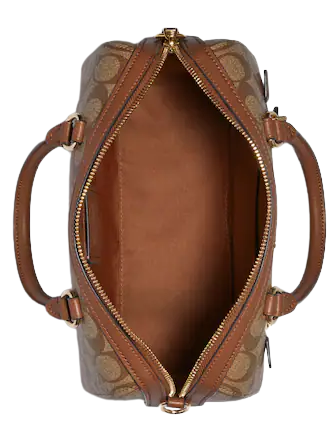 Coach Rowan Satchel In Signature Canvas