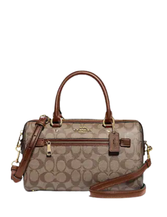 Coach Rowan Satchel In Signature Canvas