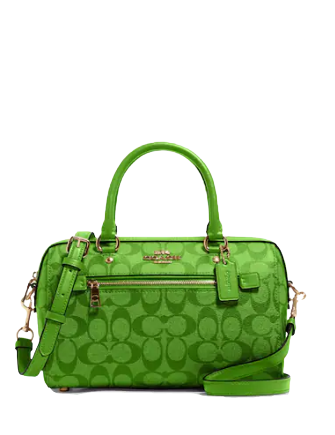 Coach Rowan Satchel In Signature Canvas | Brixton Baker