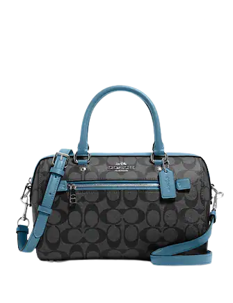 Coach Rowan Satchel In Signature Canvas