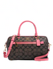 Coach Rowan Satchel In Signature Canvas