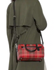 Coach Rowan Satchel With Tartan Plaid Print