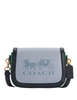 Coach Saddle In Colorblock With Horse And Carriage