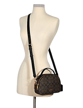 Coach serena satchel in signature Outlet