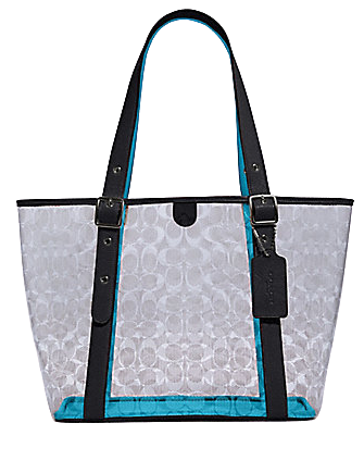 Coach Small Ferry Tote in Signature Clear Canvas | Brixton Baker