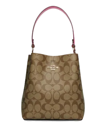 Coach Small Town Bucket Bag In Signature Canvas