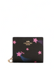 Coach Snap Wallet With Disco Star Print
