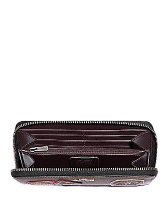 Coach Star Wars X Accordion Zip Wallet in Signature Canvas with Patches