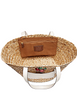 Coach Straw Basket Tote With Cherry