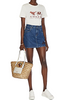 Coach Straw Basket Tote With Cherry