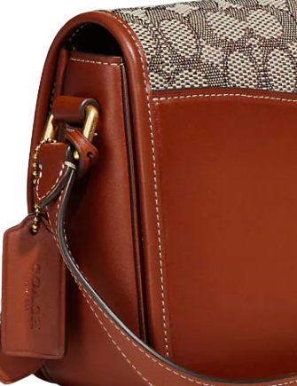 Coach Studio Shoulder Bag In Signature Jacquard With Penguin Motif