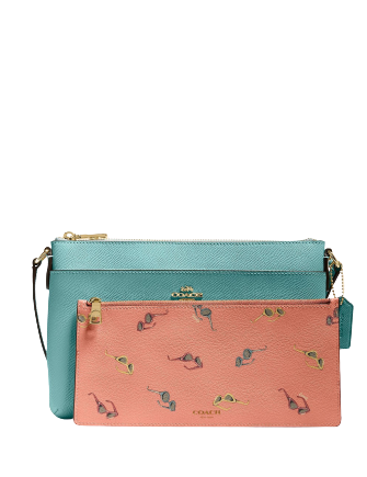 Coach Sunglasses Print Pop Crossbody 61 with Removable Pouch