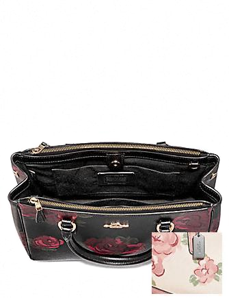 Coach Surrey Carryall With Jumbo Floral Print Satchel