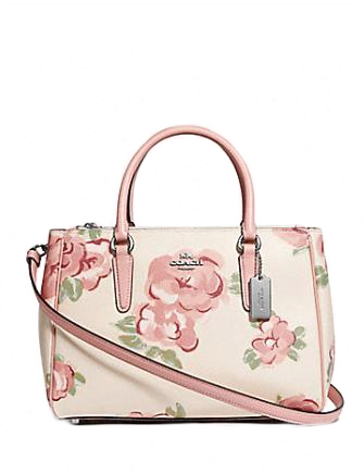 Coach Surrey Carryall With Jumbo Floral Print Satchel