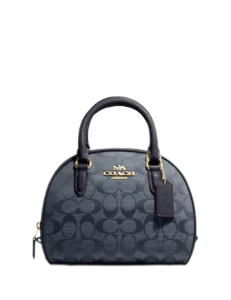 Coach Sydney Satchel In Signature Chambray