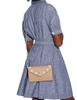 Coach Tammie Clutch Crossbody With Floral Whipstitch