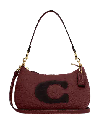 Coach Teri Shoulder Bag With Coach Motif