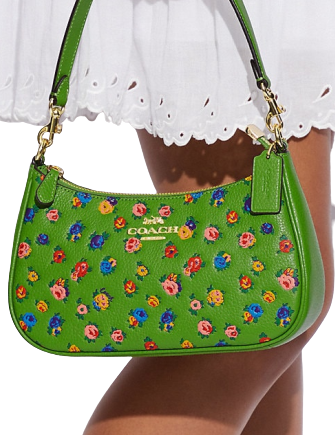 Coach Teri Shoulder Bag With Mini Vintage Rose Print Brixton Baker