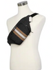 Coach Thompson Belt Bag In Signature Jacquard With Varsity Stripe