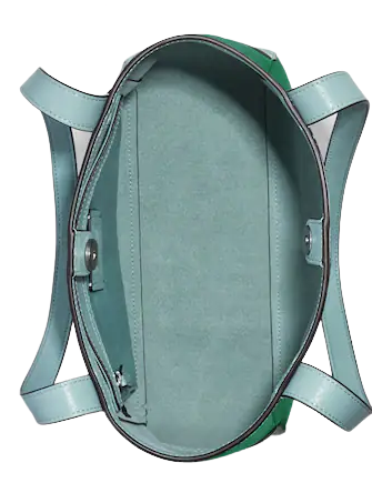 Coach Tote 27 In Colorblock With Horse And Carriage